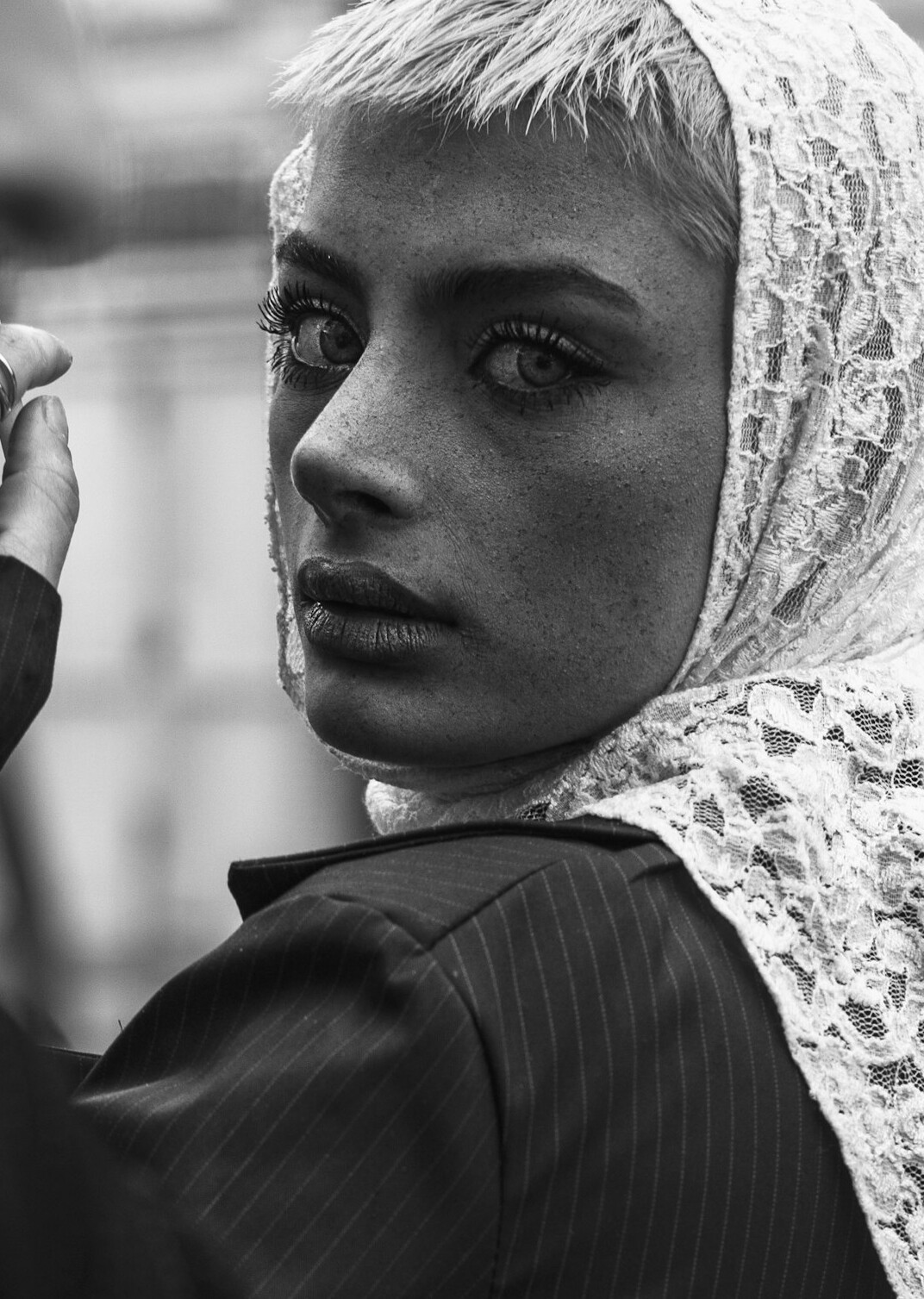 Portrait of a Swiss female culture reporter
